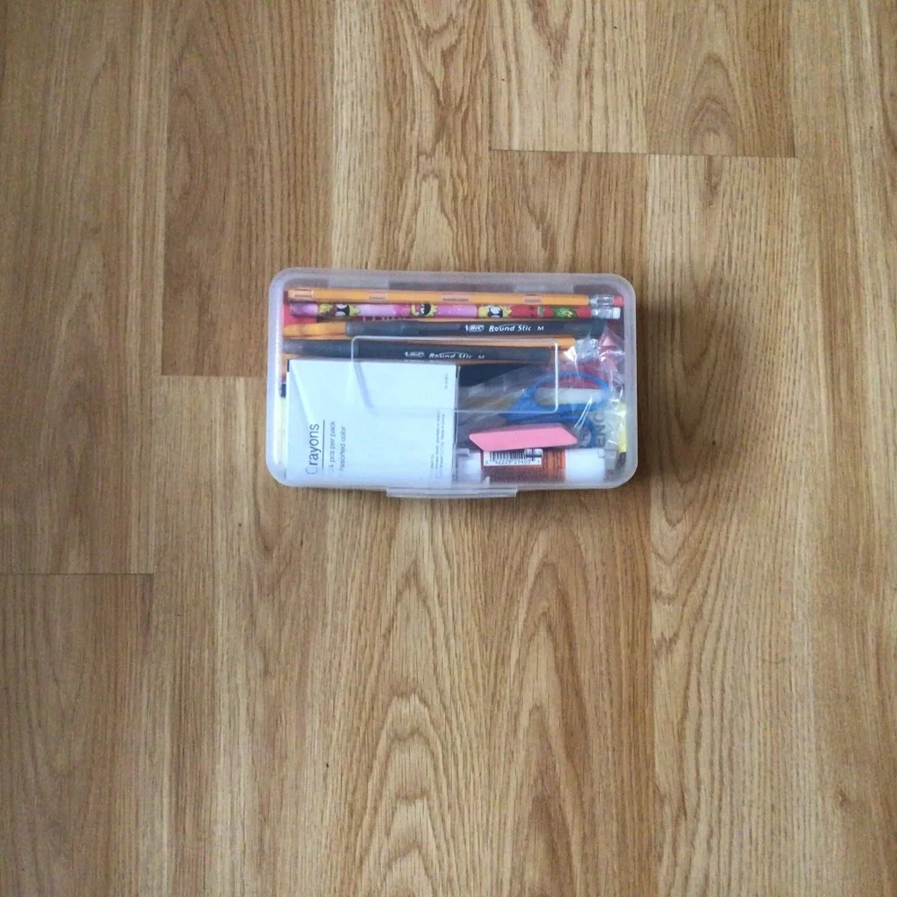 Pencil Case With School Supplies